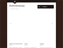 Tablet Screenshot of hotelkoniuszy.pl